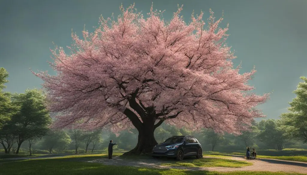 Nanking cherry tree size