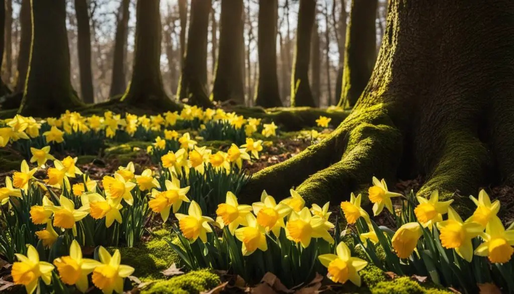 bulbs for under oak trees