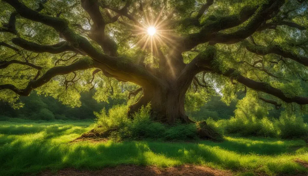 healing properties of oak trees