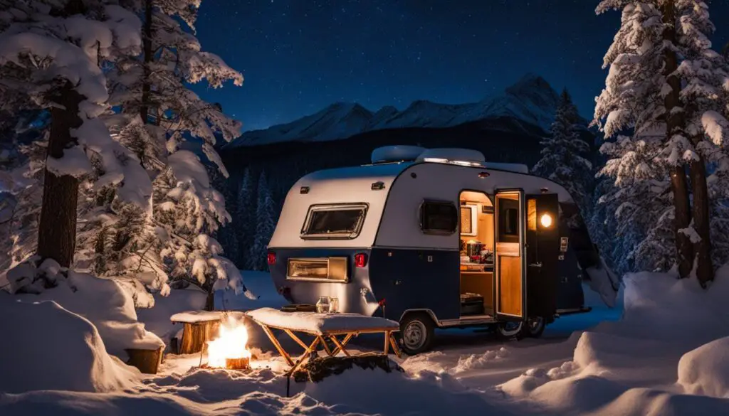 heating options for winter car camping