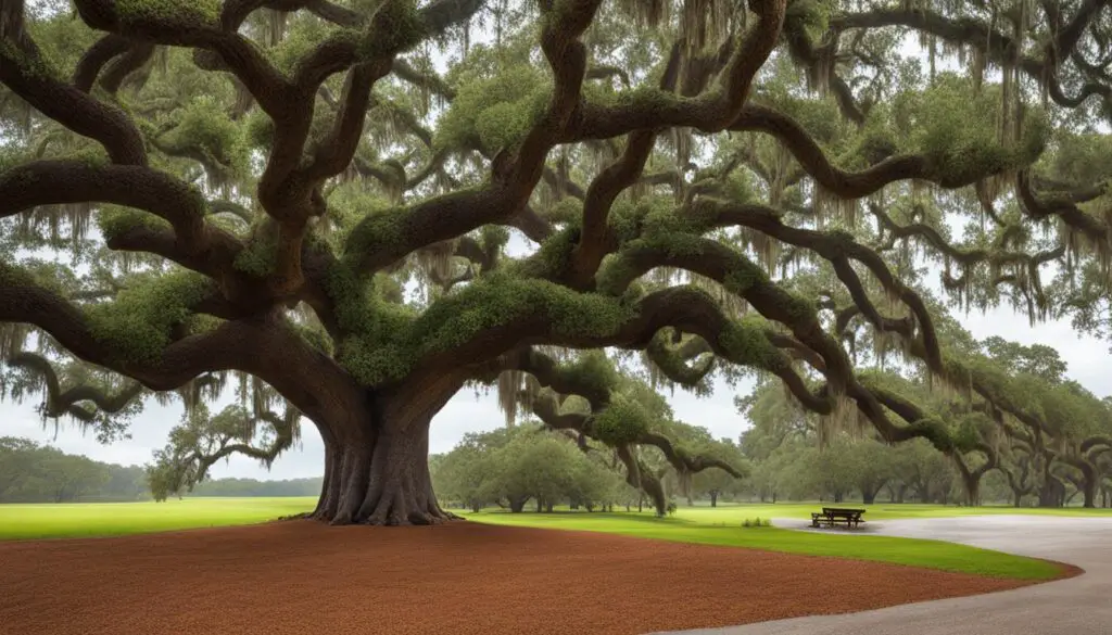 live oak tree growth stages