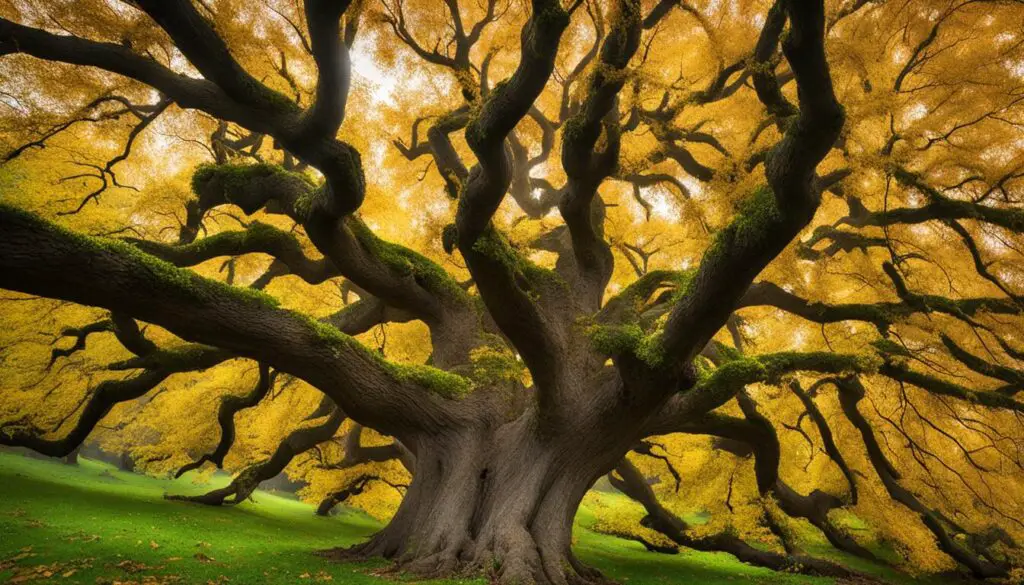 oak trees shedding leaves in spring