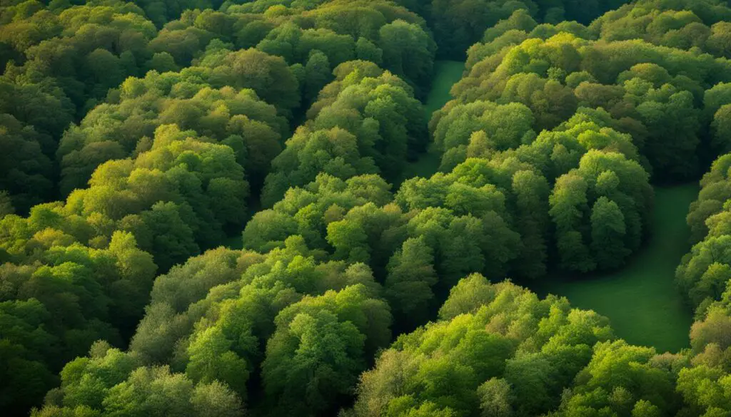 North American oak trees