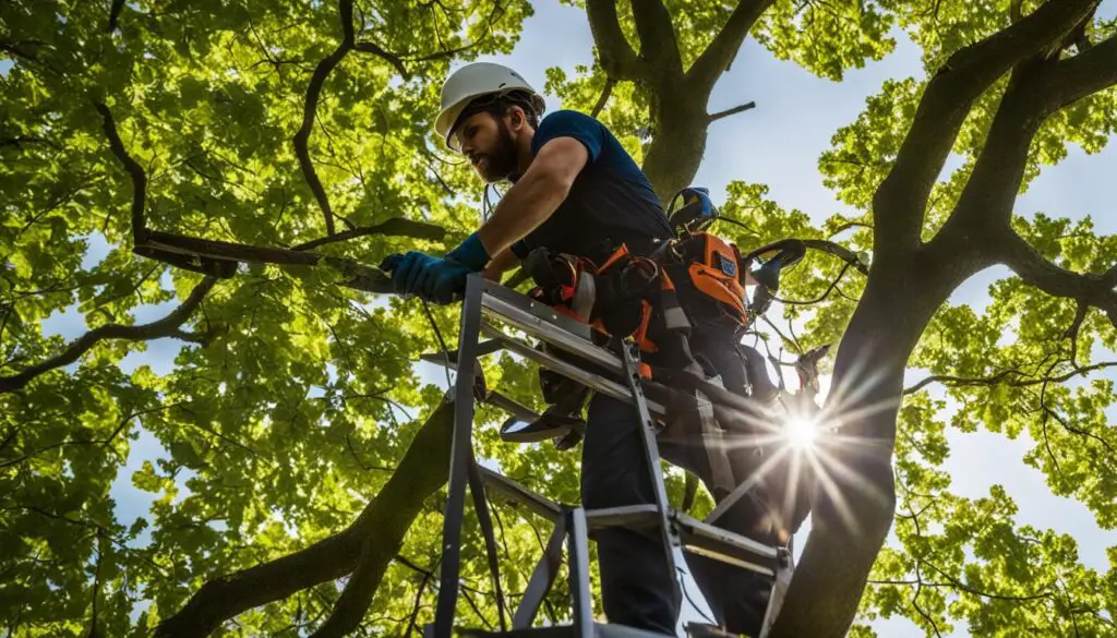 hiring a professional for oak tree trimming