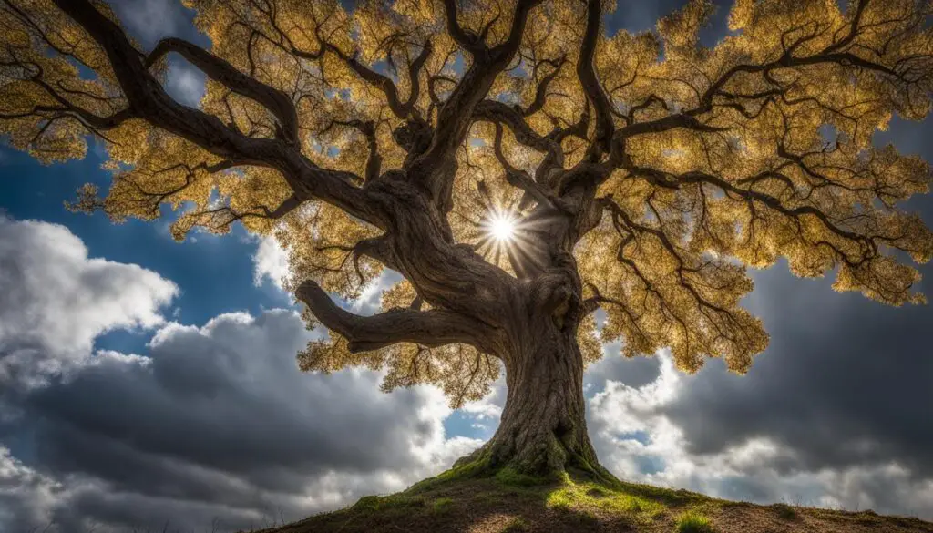 oak tree growth