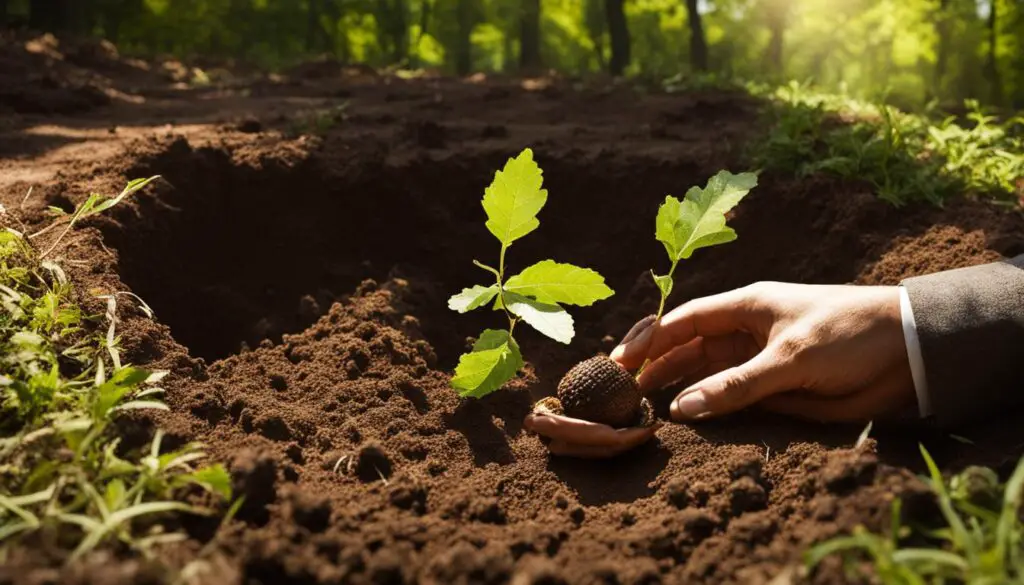 planting oak trees