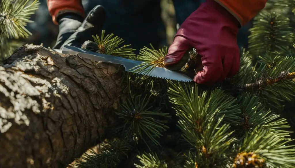 Collecting Pine Sap