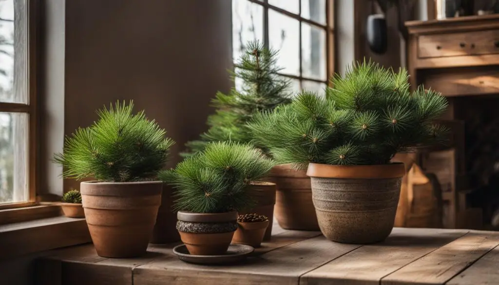 growing pine trees indoors and in pots