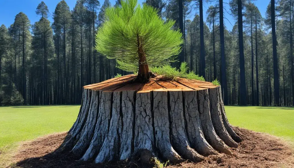 pine tree regrowth process