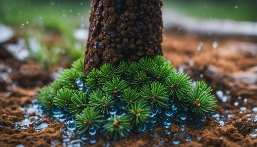 pine tree watering tips